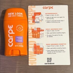 New Look Carpe Antiperspirant Deodorant In the scent Lavender Citrus 🍊💜
